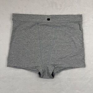 Victoria's Secret Womens High Waist Boy Short Gray Underwear 11263045 Size L NWT